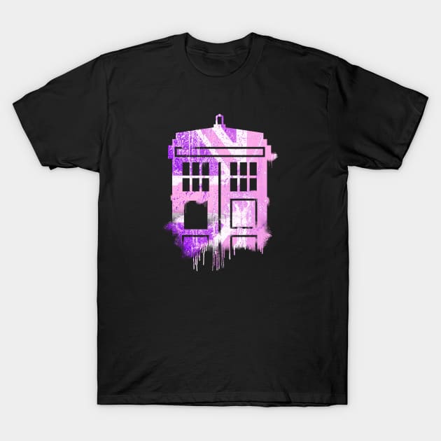 Pink Tardis T-Shirt by spicytees